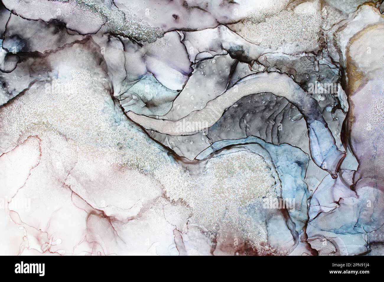Alcohol ink abstract texture hi-res stock photography and images - Alamy