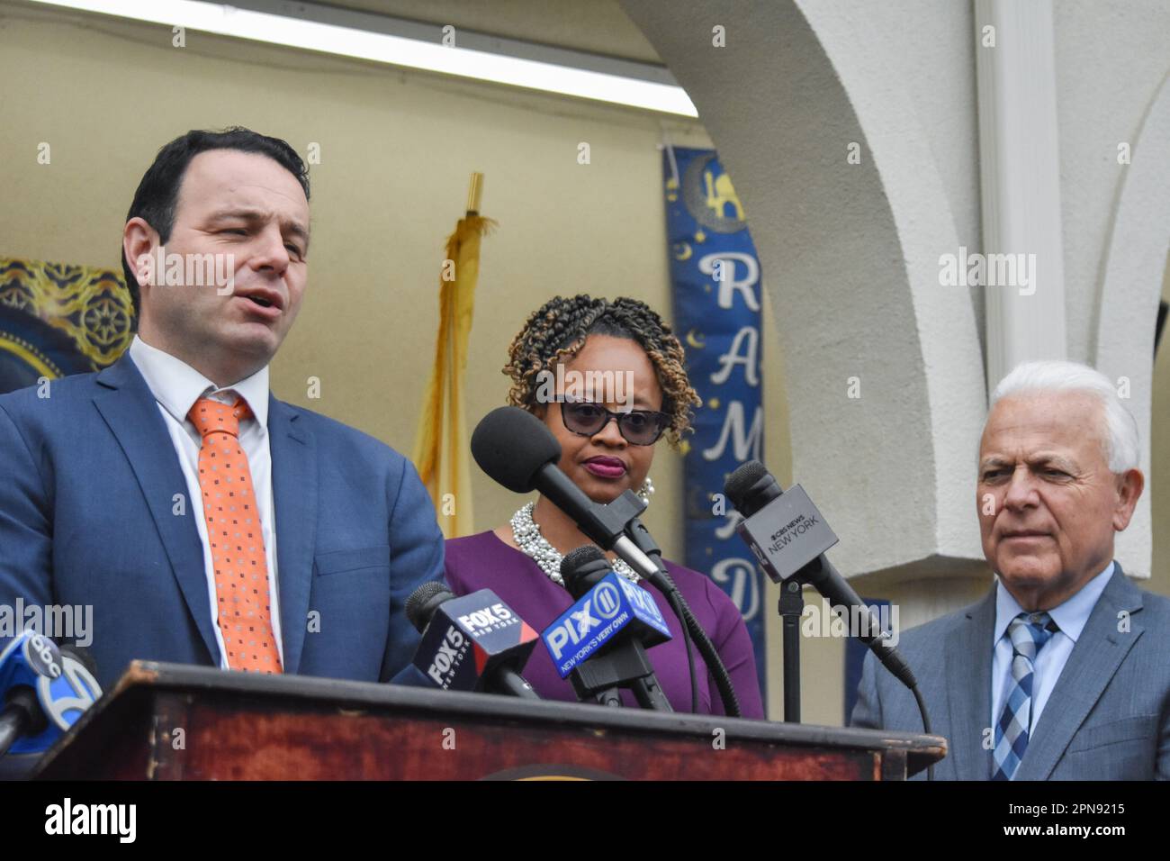 Mayor of Paterson Andre Sayegh and Members of the New Jersey State