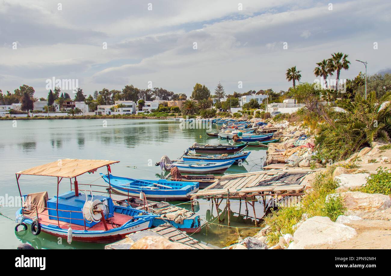 Discovering the Ancient Punic Ports of Carthage Stock Photo Alamy