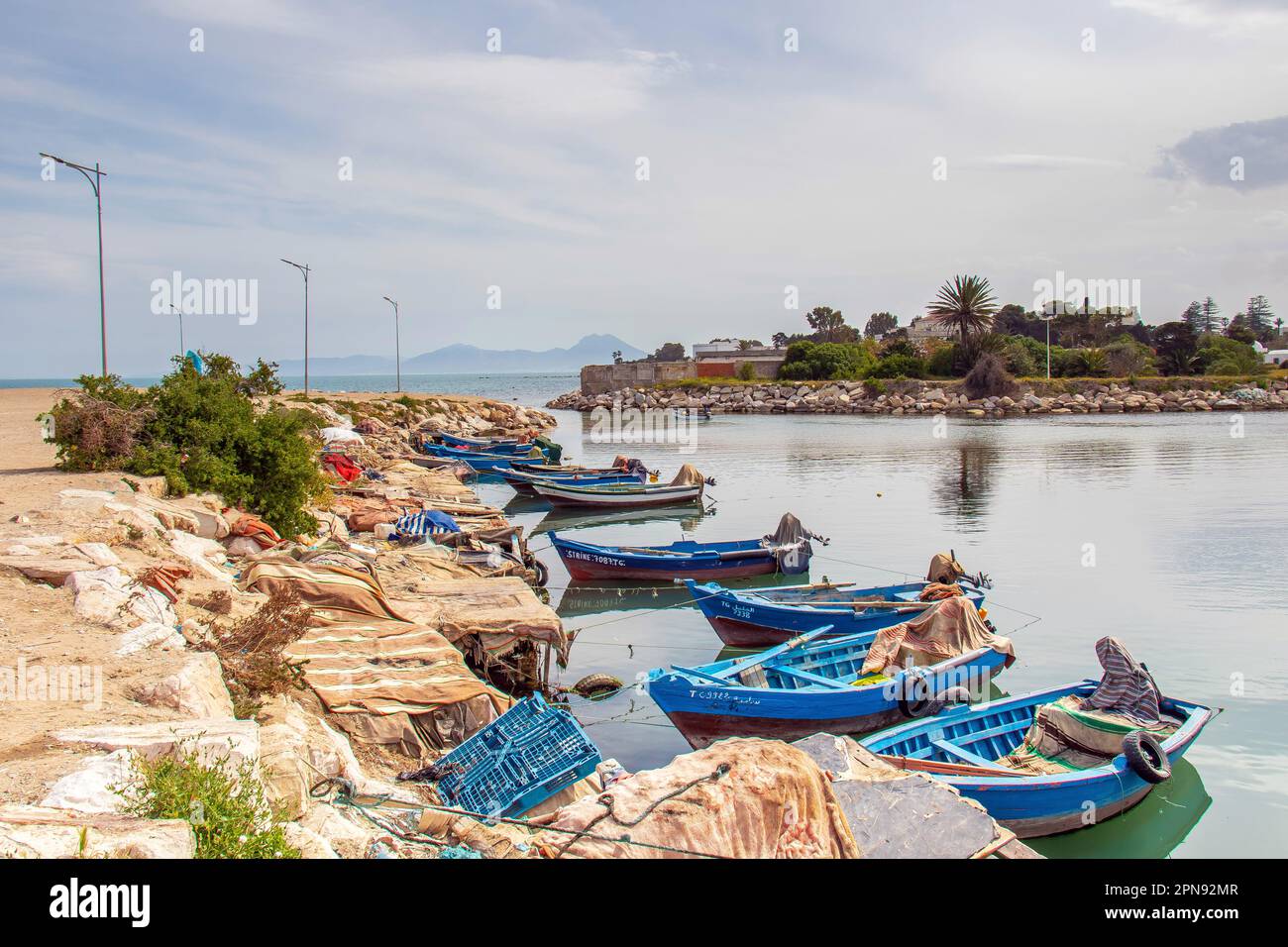 Discovering the Ancient Punic Ports of Carthage Stock Photo Alamy