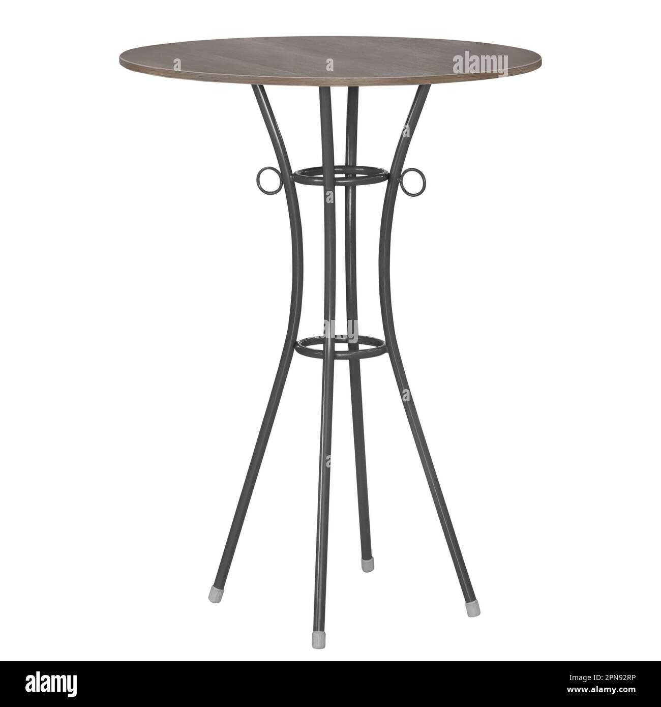 High bar table. Element of the interior. Isolated from the background