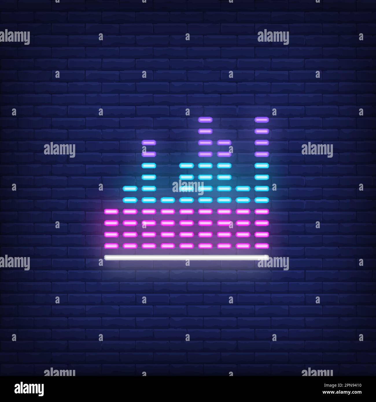 Volume level neon sign Stock Vector Image & Art - Alamy