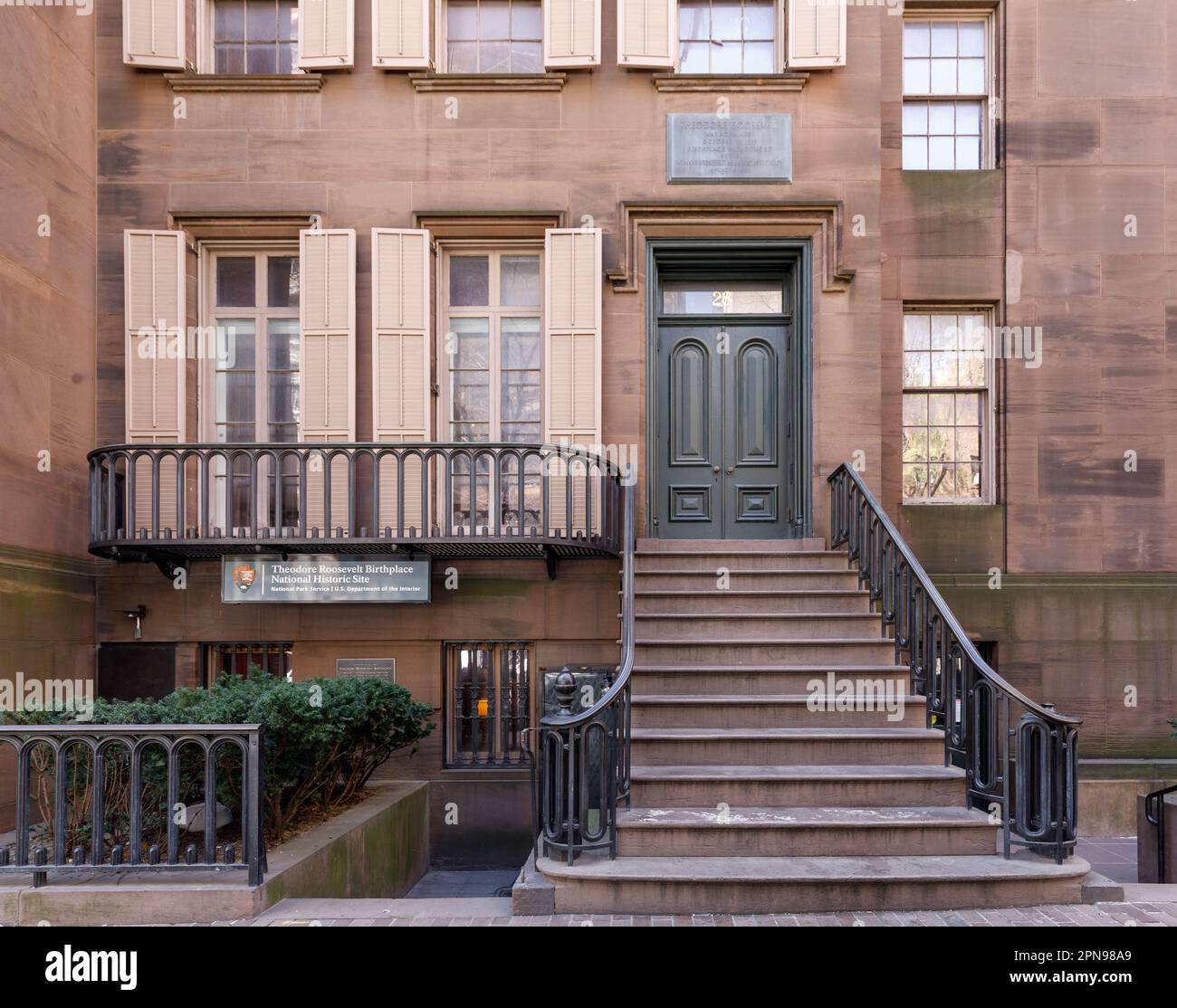 Theodore Roosevelt Birthplace National Historic Site, Ladies' Mile District, New York City Stock Photo