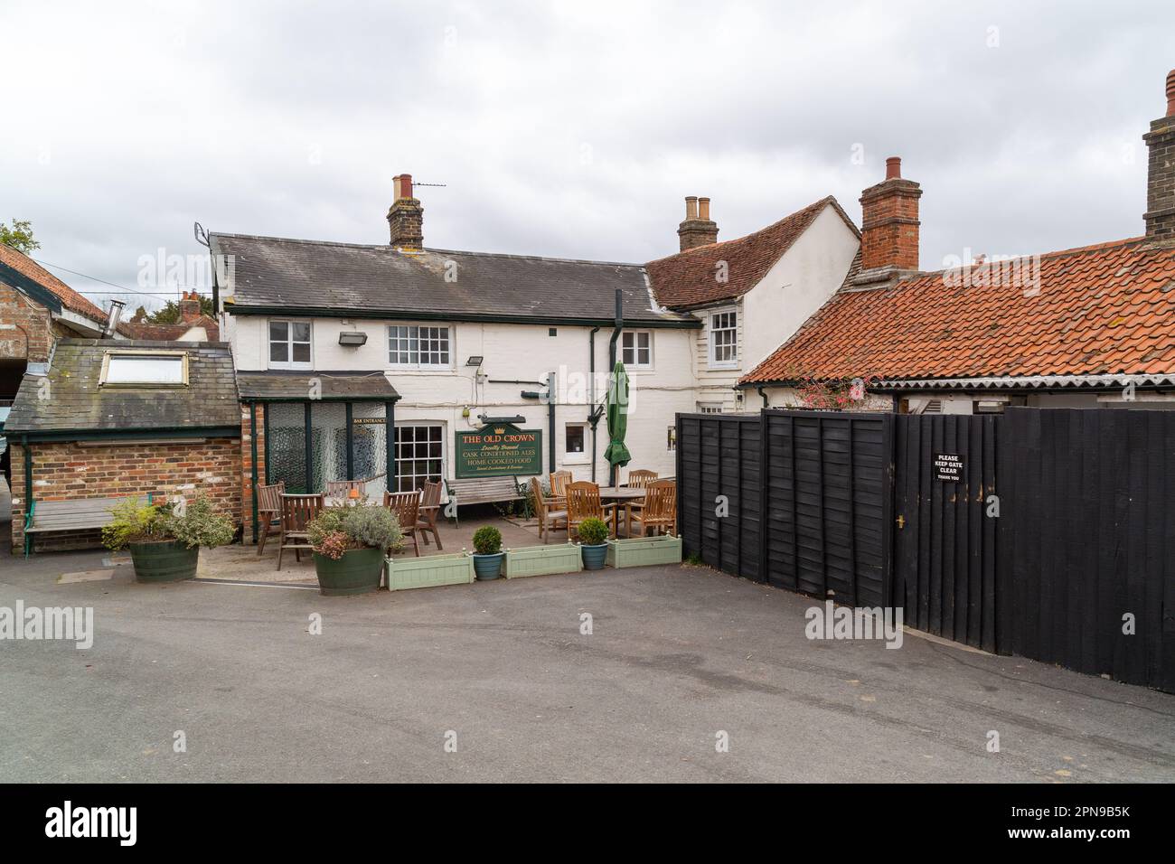 The Old Crown, Messing Essex Stock Photo Alamy