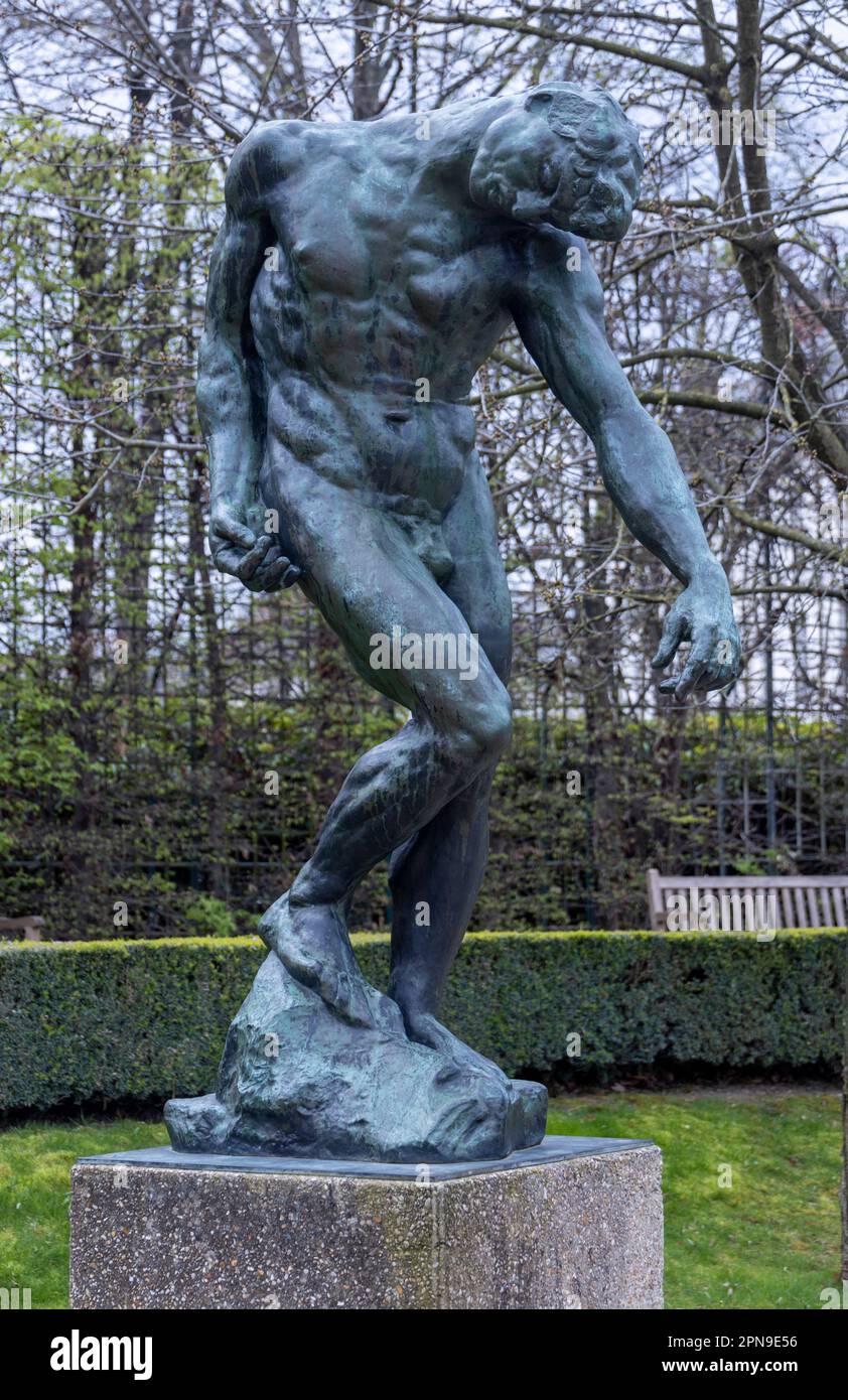 l'Ombre, The Shade, cast bronze, by Rodin, from model of 1904, Rodin Museum, Paris, France Stock Photo