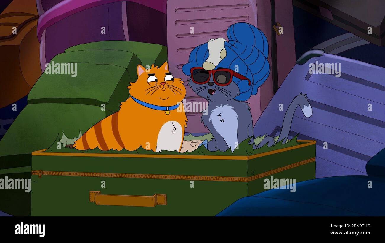 HOUSEBROKEN, Chico (voice: Sam Richardson), Gray One (voice: Jason  Mantzoukas), Who's a Scaredy Cat?, (Season 2, ep. 204, aired Apr. 2, 2023).  photo: ©Fox / Courtesy Everett Collection Stock Photo - Alamy