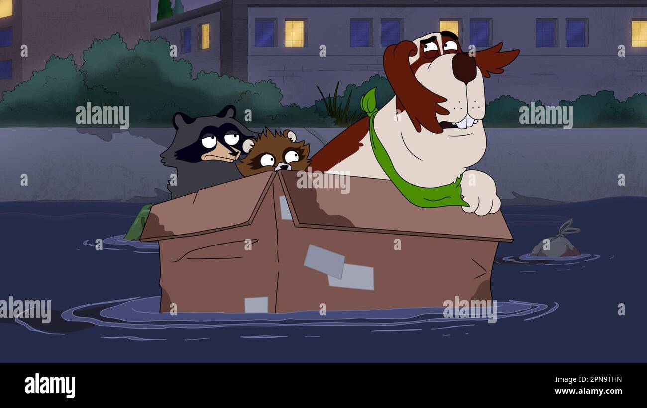 HOUSEBROKEN, right: Chief (voice: Nat Faxon), Who's a Scaredy Cat?, (Season  2, ep. 204, aired Apr. 2, 2023). photo: ©Fox / Courtesy Everett Collection  Stock Photo - Alamy