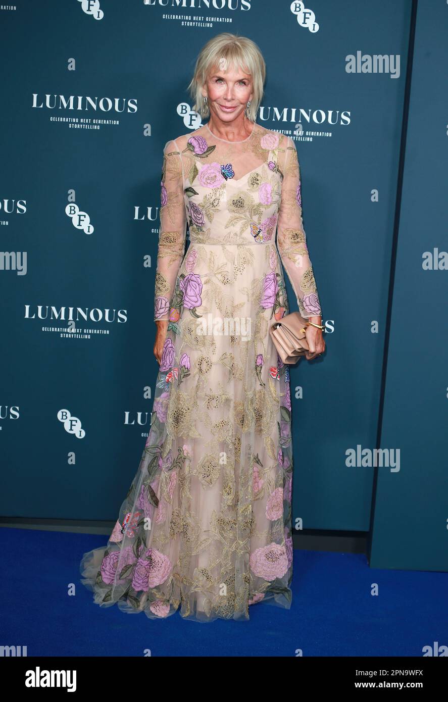 Trudie Styler attends the BFI London Film Festival Luminous Gala at The Londoner Hotel in London. Stock Photo