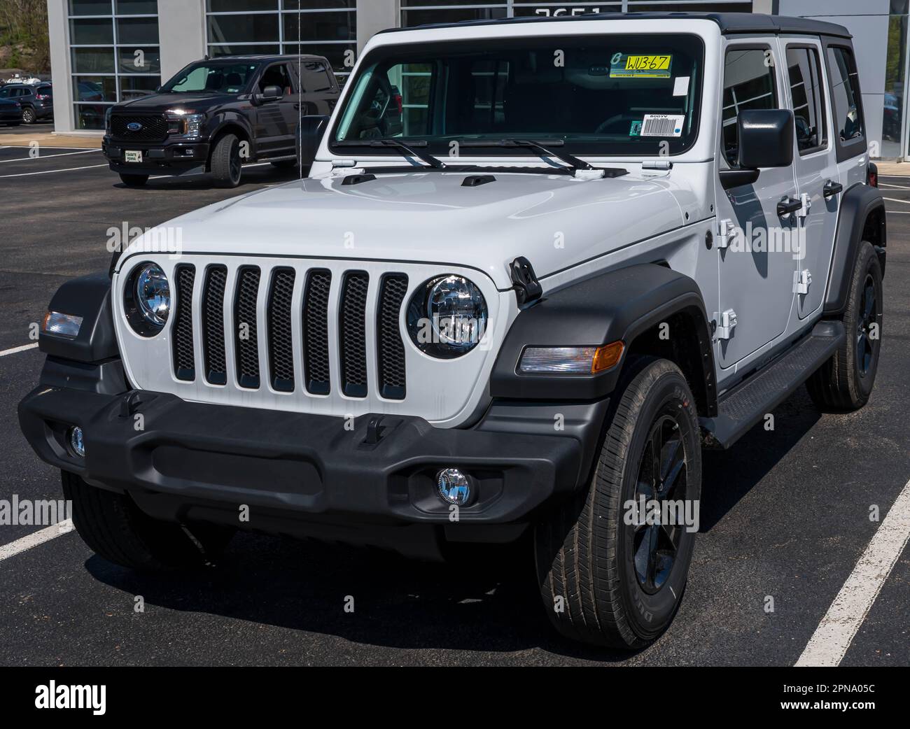 White Four Door Jeep
