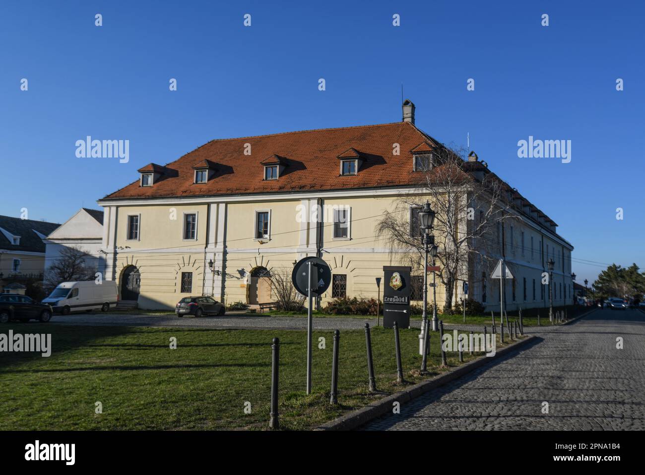 Novi Sad: Petrovaradin Fortress. Serbia Stock Photo