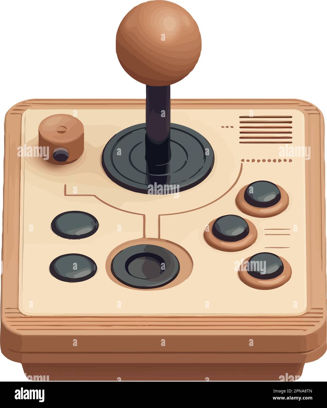 retro game joystick Stock Vector Image & Art Alamy
