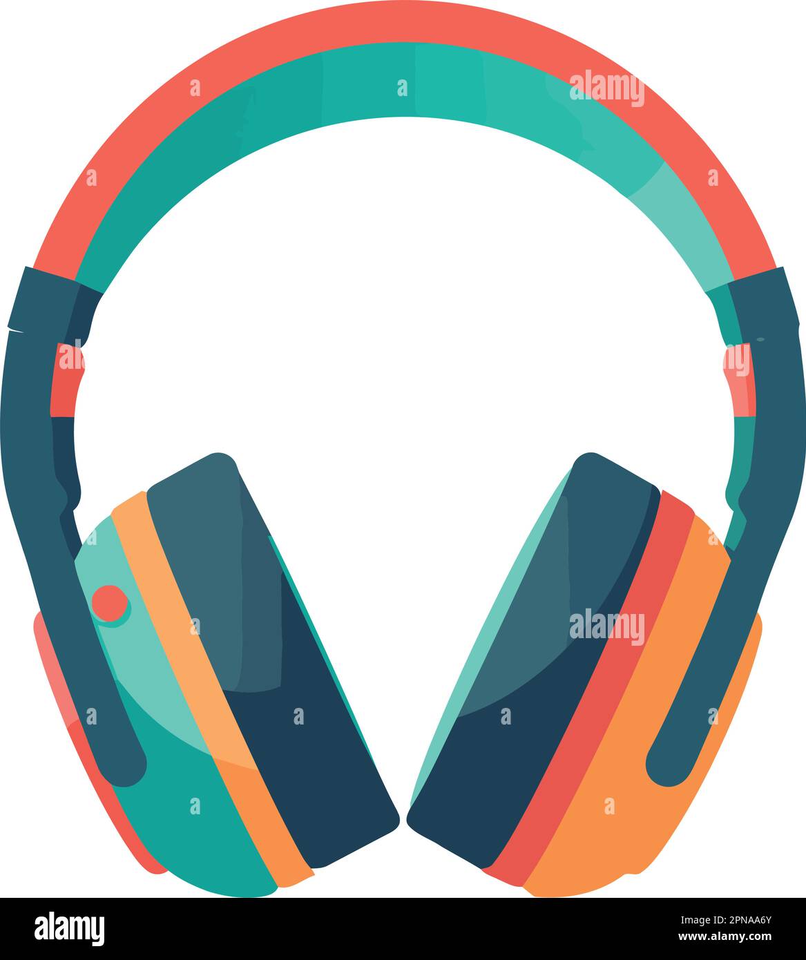 orange headset audio device Stock Vector Image & Art - Alamy