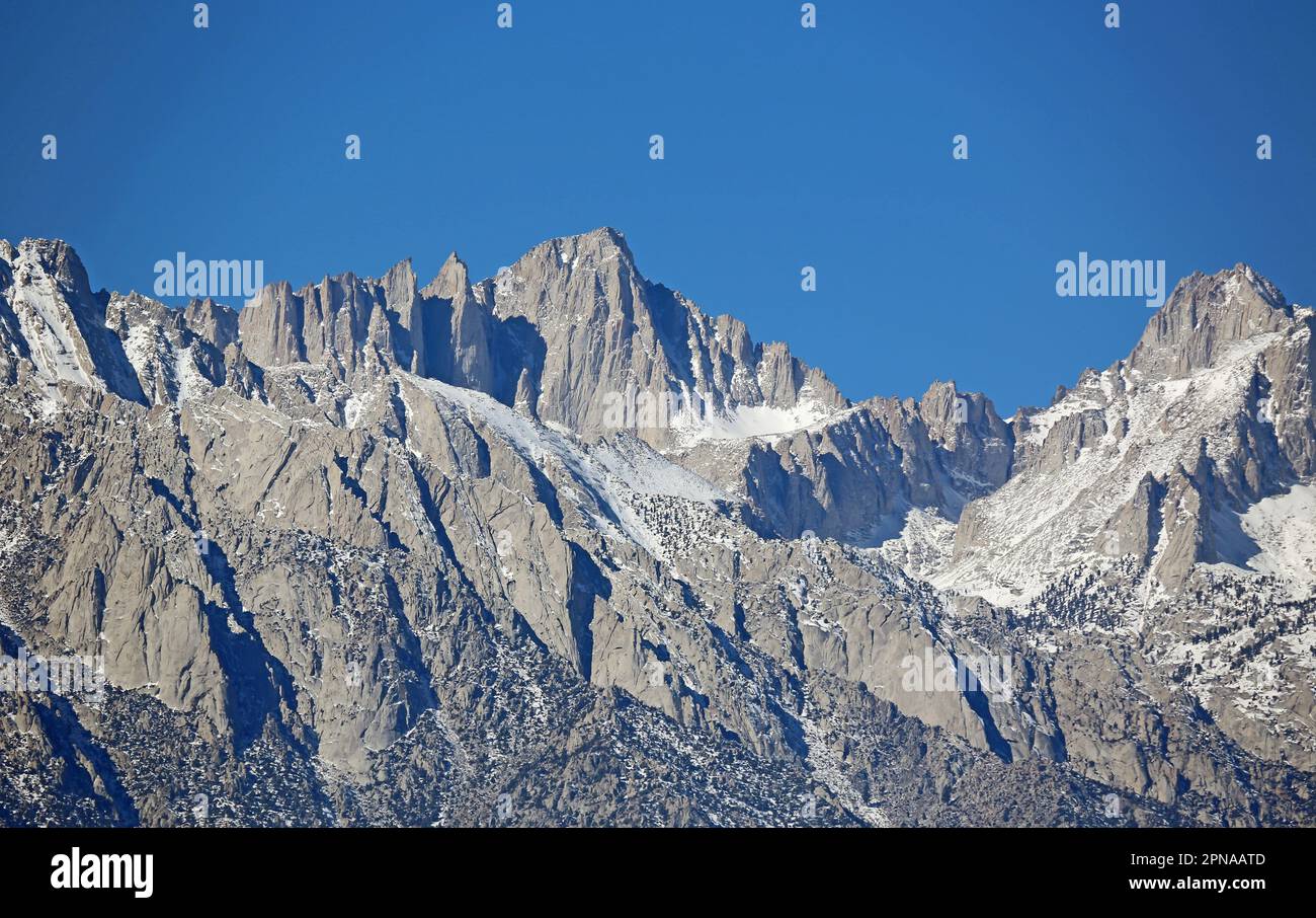 Sierra Nevada and Mt Whitney, California Stock Photo Alamy