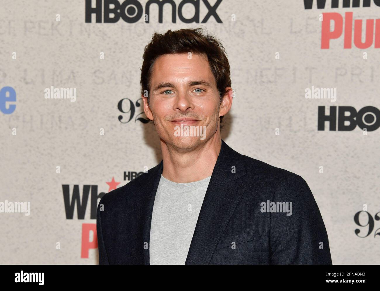 James Marsden attends the premiere of HBO's "White House Plumbers" at