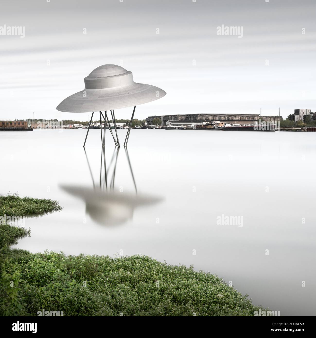 UFO Incident. SpitPaint, SpeedPaint. Concept Art. Fast Drawings. Sketch  Paint. Realistic Style. Video Game Digital CG Artwork, Concept Illustration  Stock Photo - Alamy