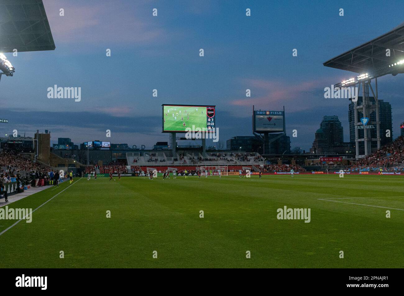 Toronto, ON, Canada April 15 View at BMO field Arena during the 2023