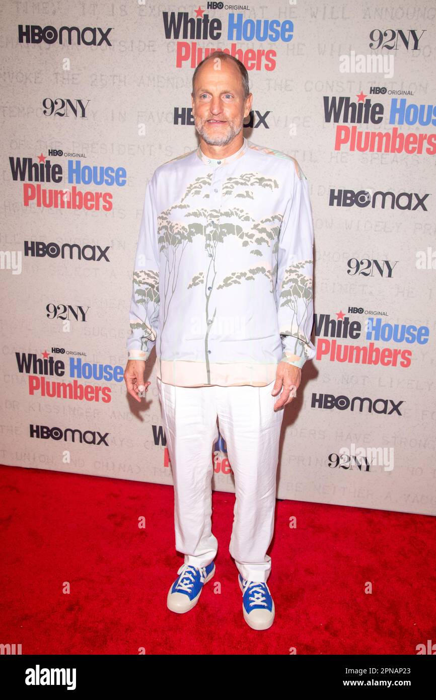 NEW YORK, NEW YORK APRIL 17 Woody Harrelson attends HBO's "White House Plumbers" New York