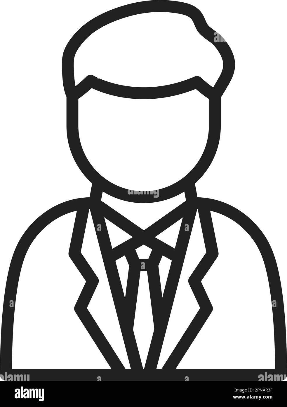 Chief Executive Officer icon vector image. Suitable for mobile apps, web apps and print media. Stock Vector