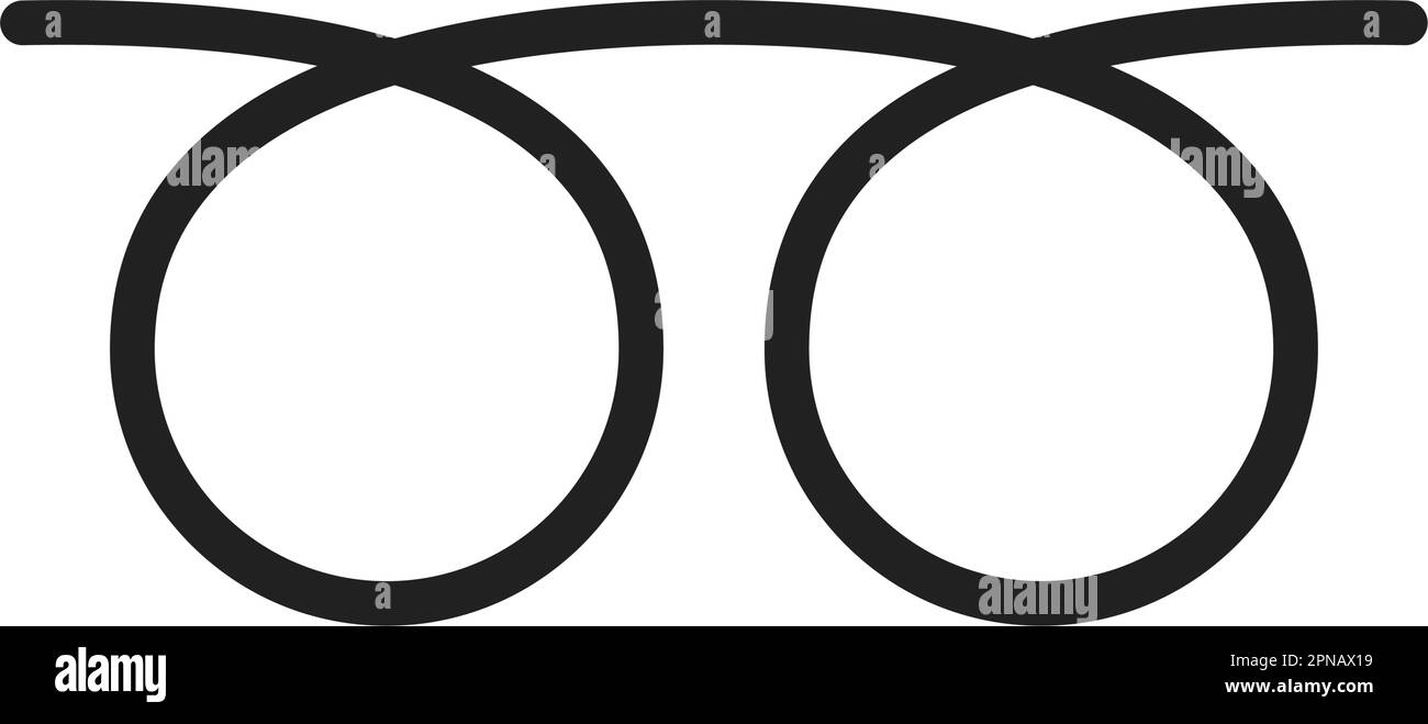 Curly Loop icon vector image. Suitable for mobile apps, web apps and print media. Stock Vector