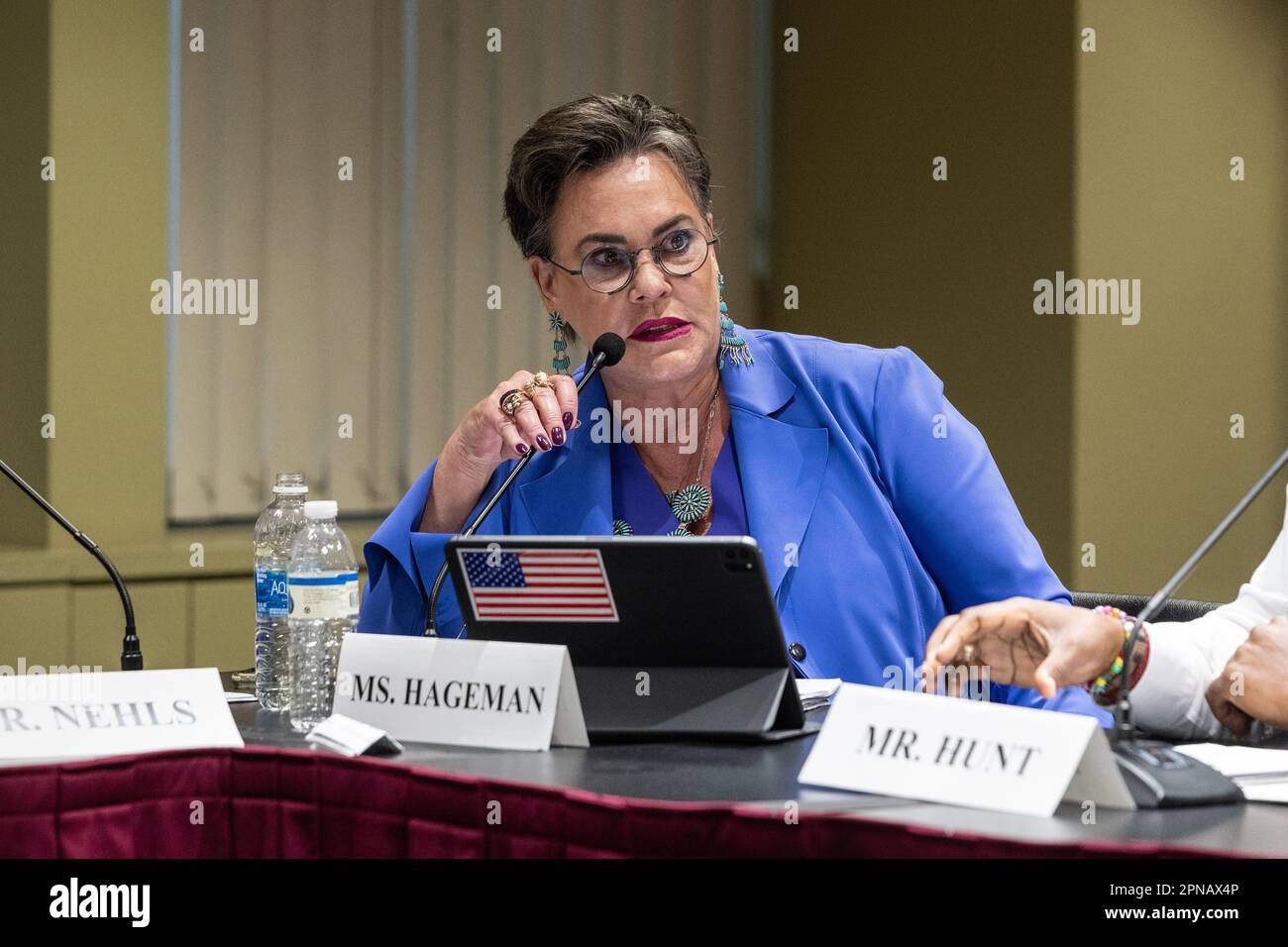 Congresswoman Harriet Hageman (R) speaks during House Judiciary