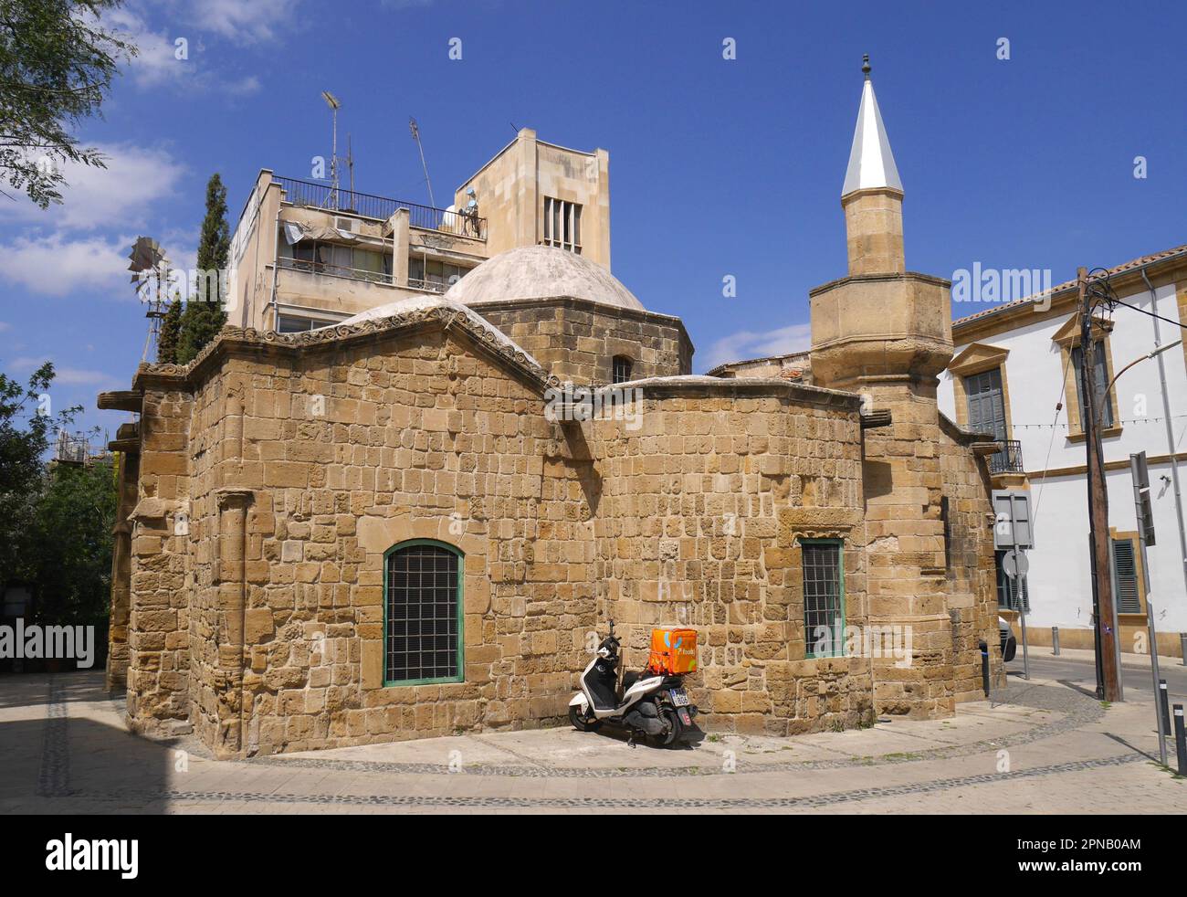Araplar Mosque, Araplar Camii, South Nicosia, Republic of Cyprus Stock Photo