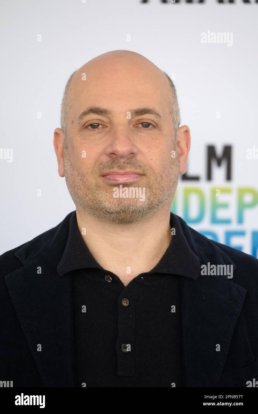 Michael Ellenberg photographed attending the Film Independant Sprit ...