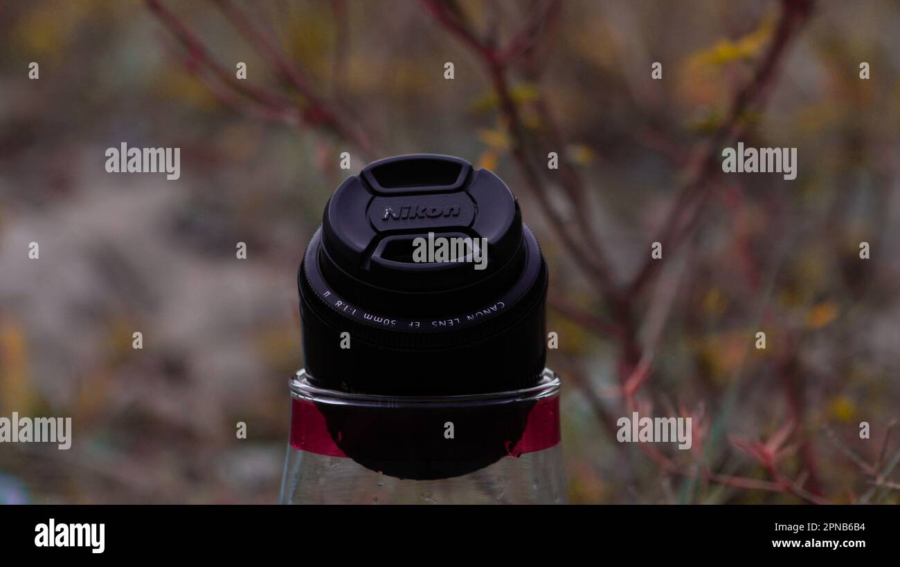canon 50 mm lens Stock Photo