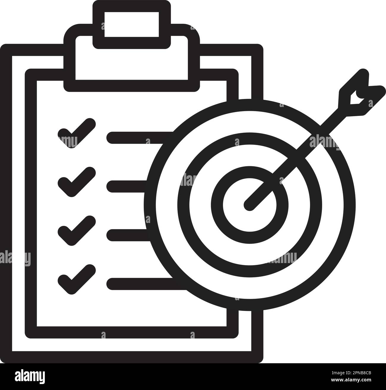 Goal Oriented icon vector image. Suitable for mobile apps, web apps and