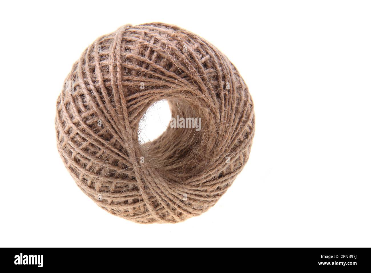 natural rope isolated on the white background Stock Photo - Alamy
