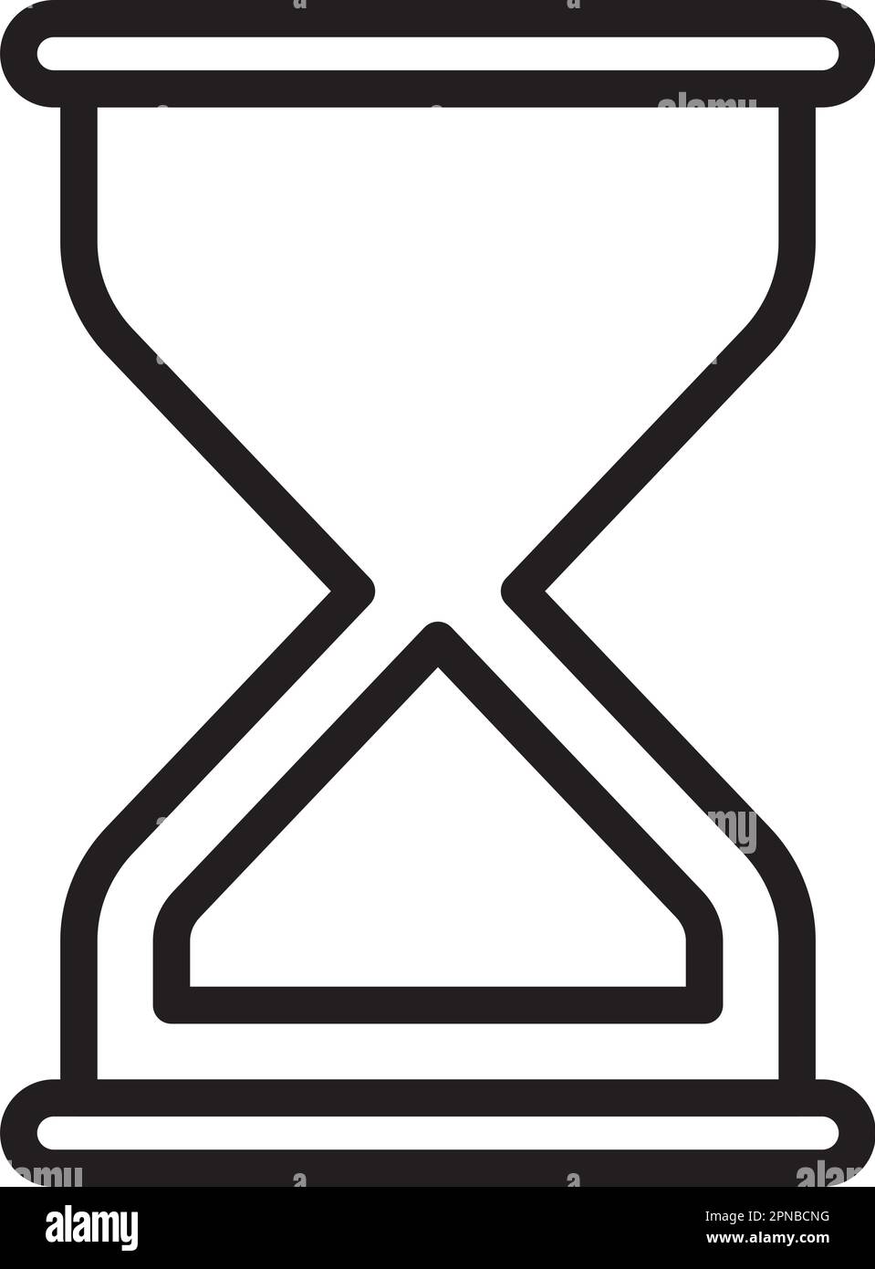 Hourglass Done icon vector image. Suitable for mobile apps, web apps and print media. Stock Vector