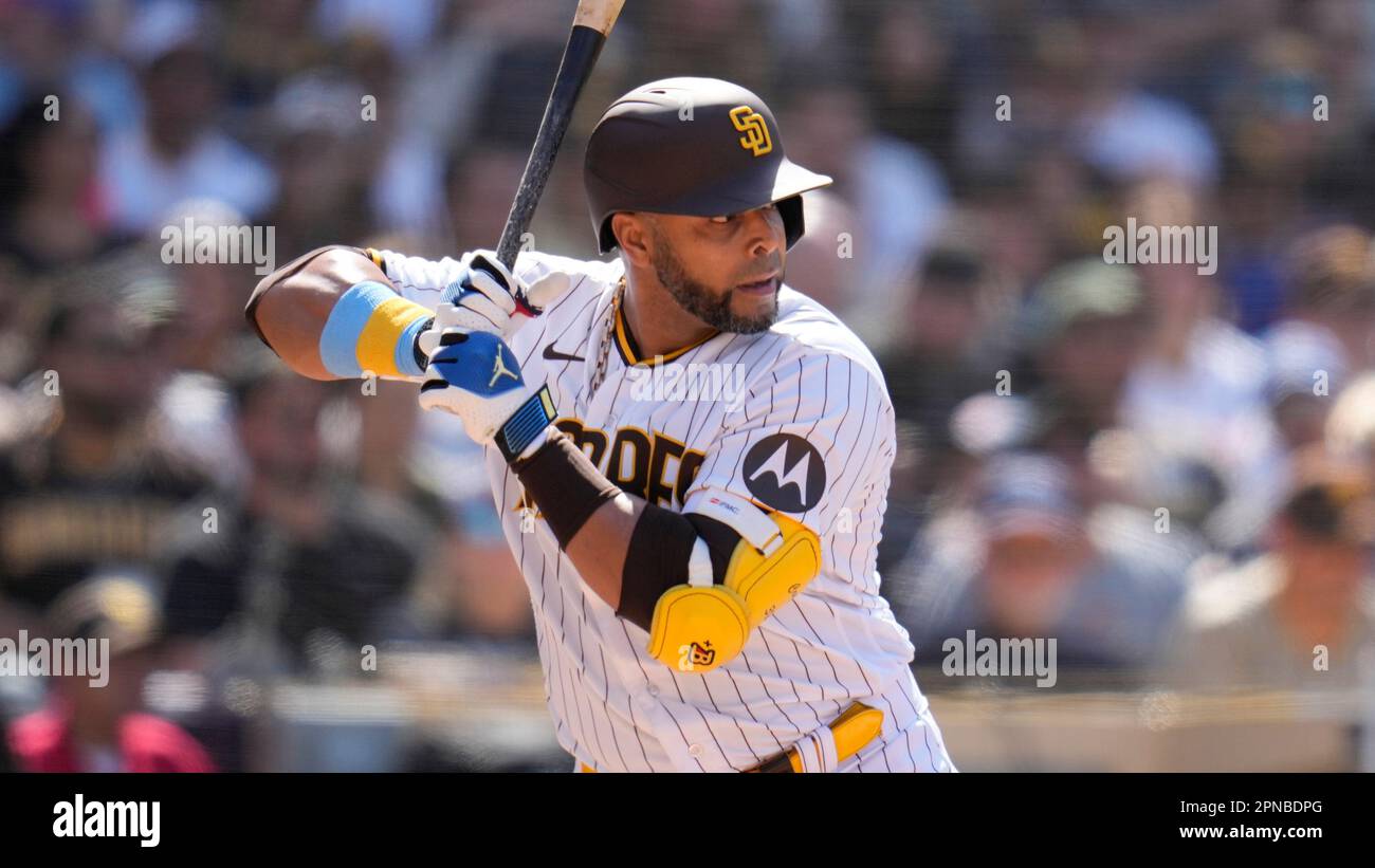 San Diego Padres' Matt Carpenter runs against the Arizona Diamondbacks of a  baseball game Tuesday, April 4, 2023, in San Diego. (AP Photo/Gregory Bull  Stock Photo - Alamy