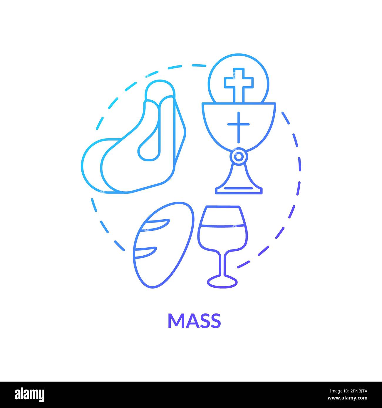 Mass blue gradient concept icon Stock Vector Image & Art - Alamy