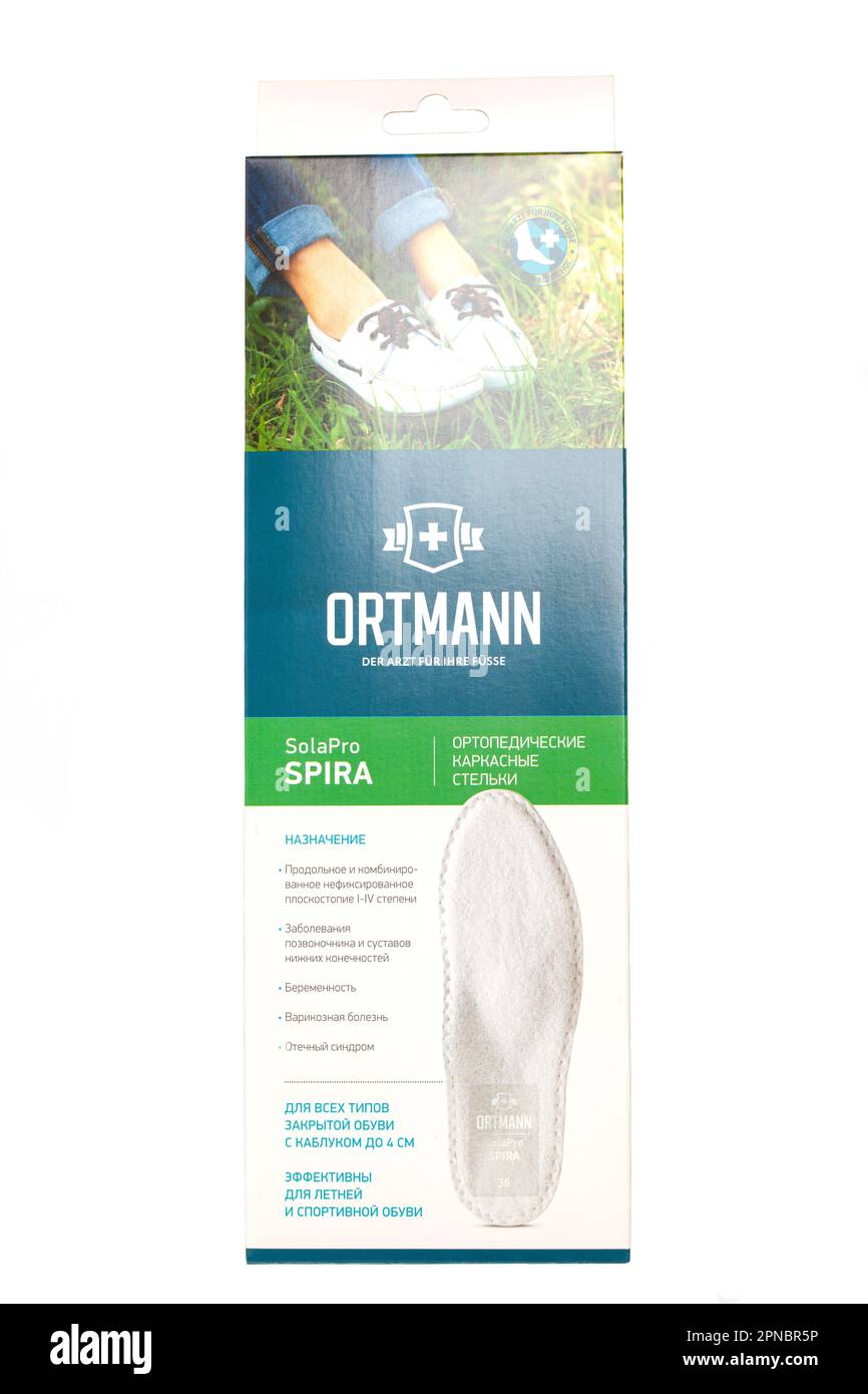 Moscow, Russia, April 18, 2023: ORTMANN Solamed Favora Orthopedic ...