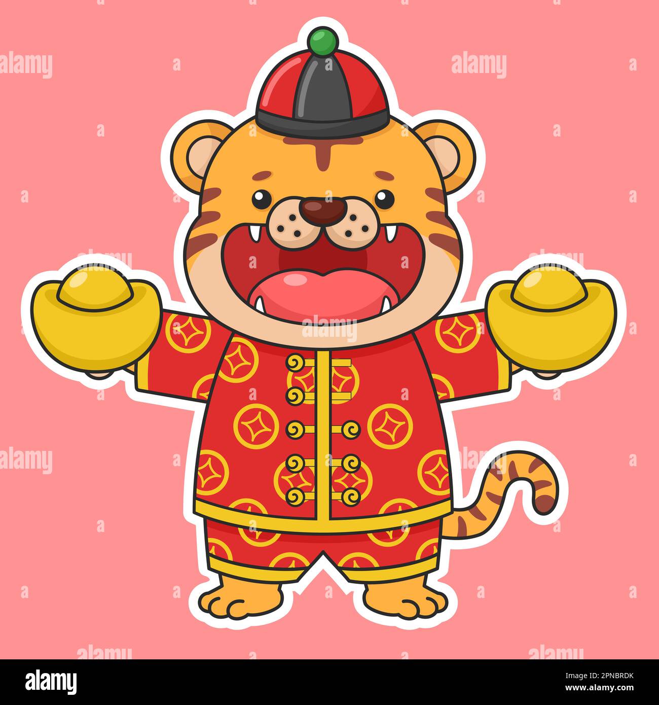 chinese new year tiger character