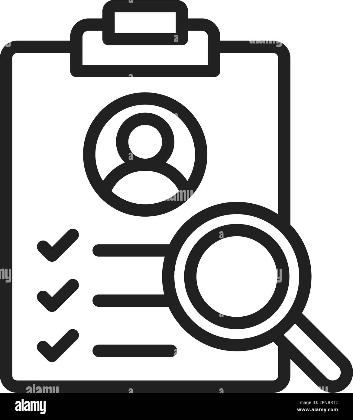 Job Analysis icon vector image. Suitable for mobile apps, web apps and  print media Stock Vector Image & Art - Alamy