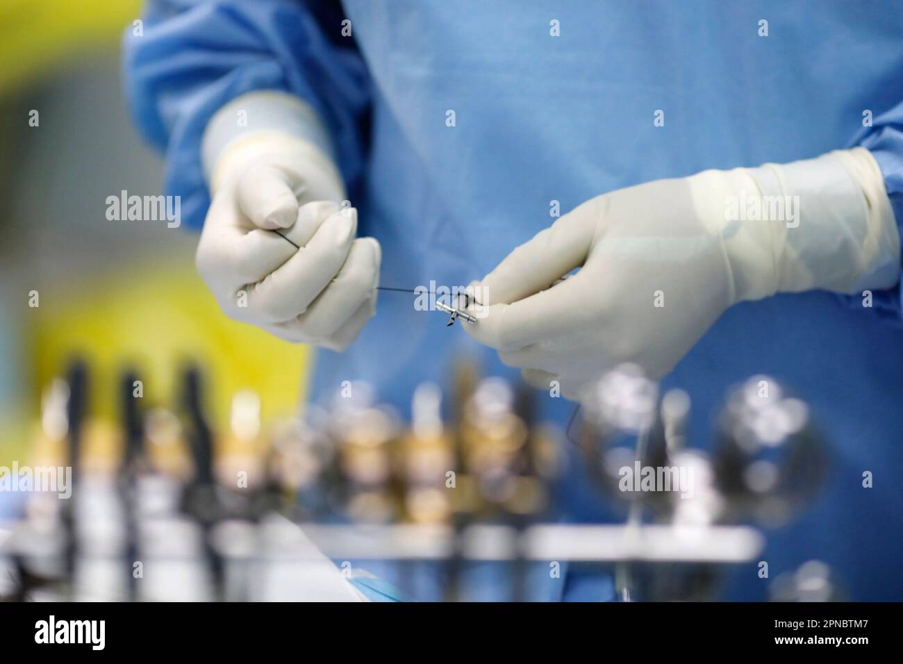 Tam Duc Cardiology Hospital. Operating theater. Cardiac surgery