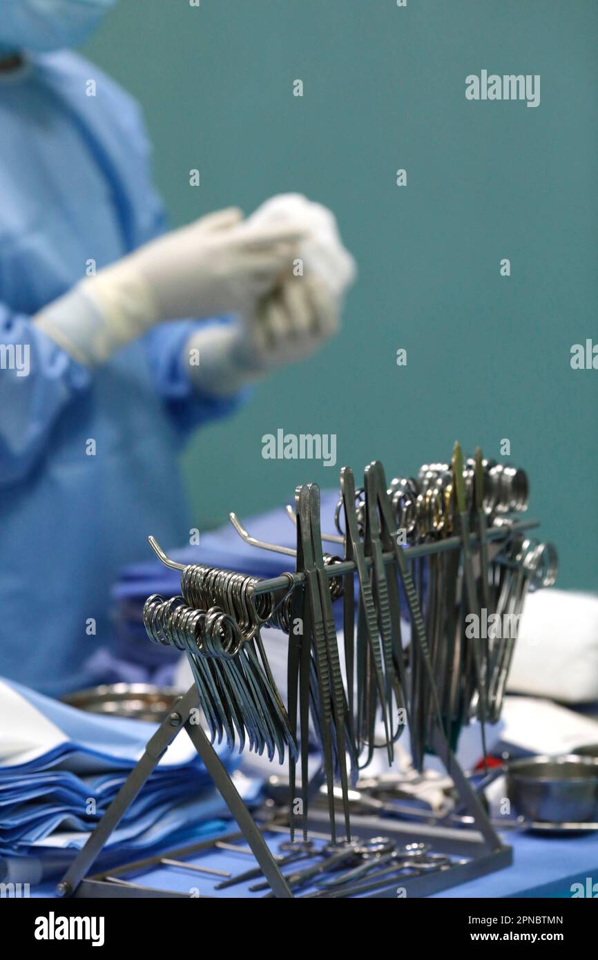 Tam Duc Cardiology Hospital. Operating theater. Cardiac surgery