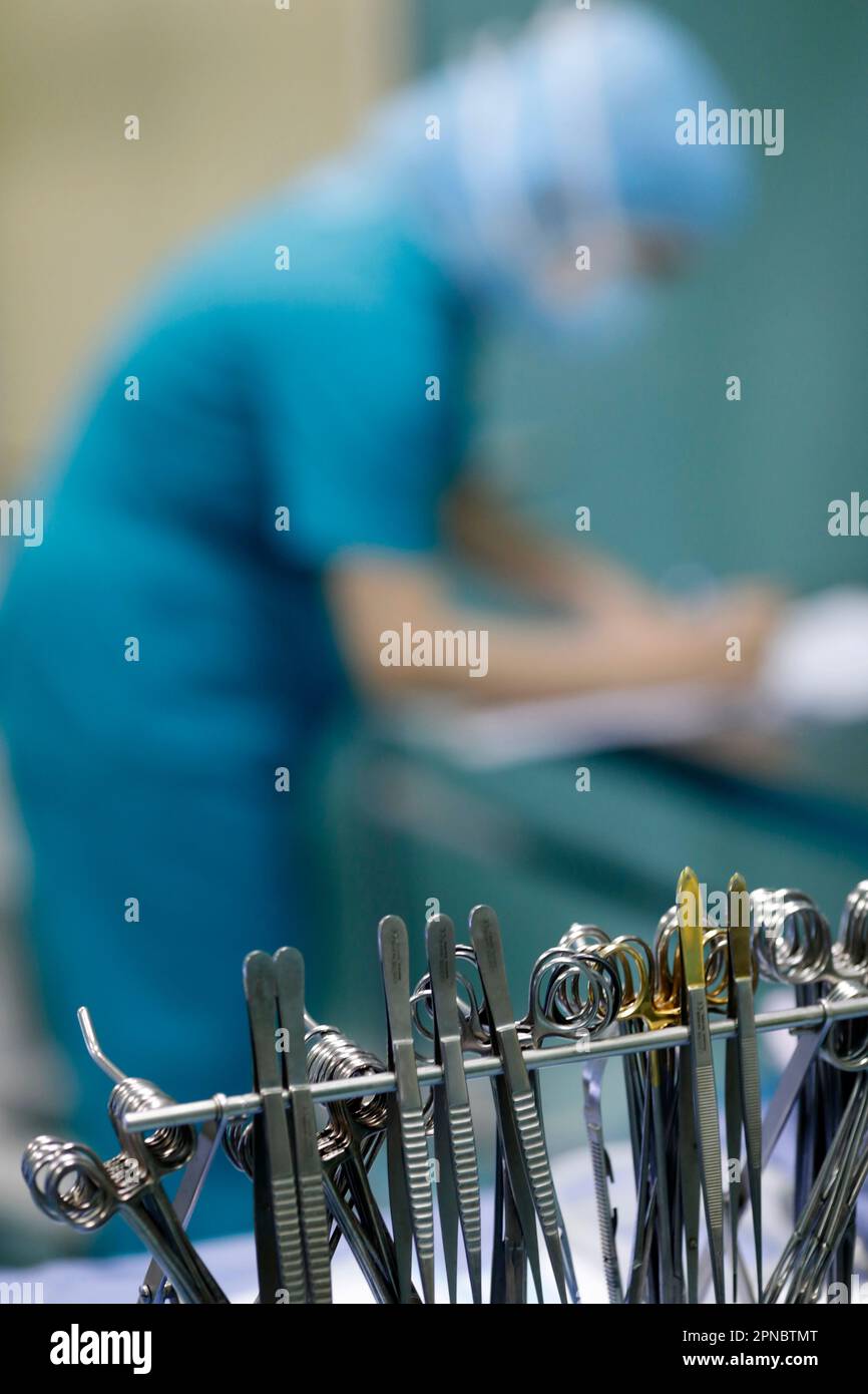 Tam Duc Cardiology Hospital. Operating theater. Cardiac surgery