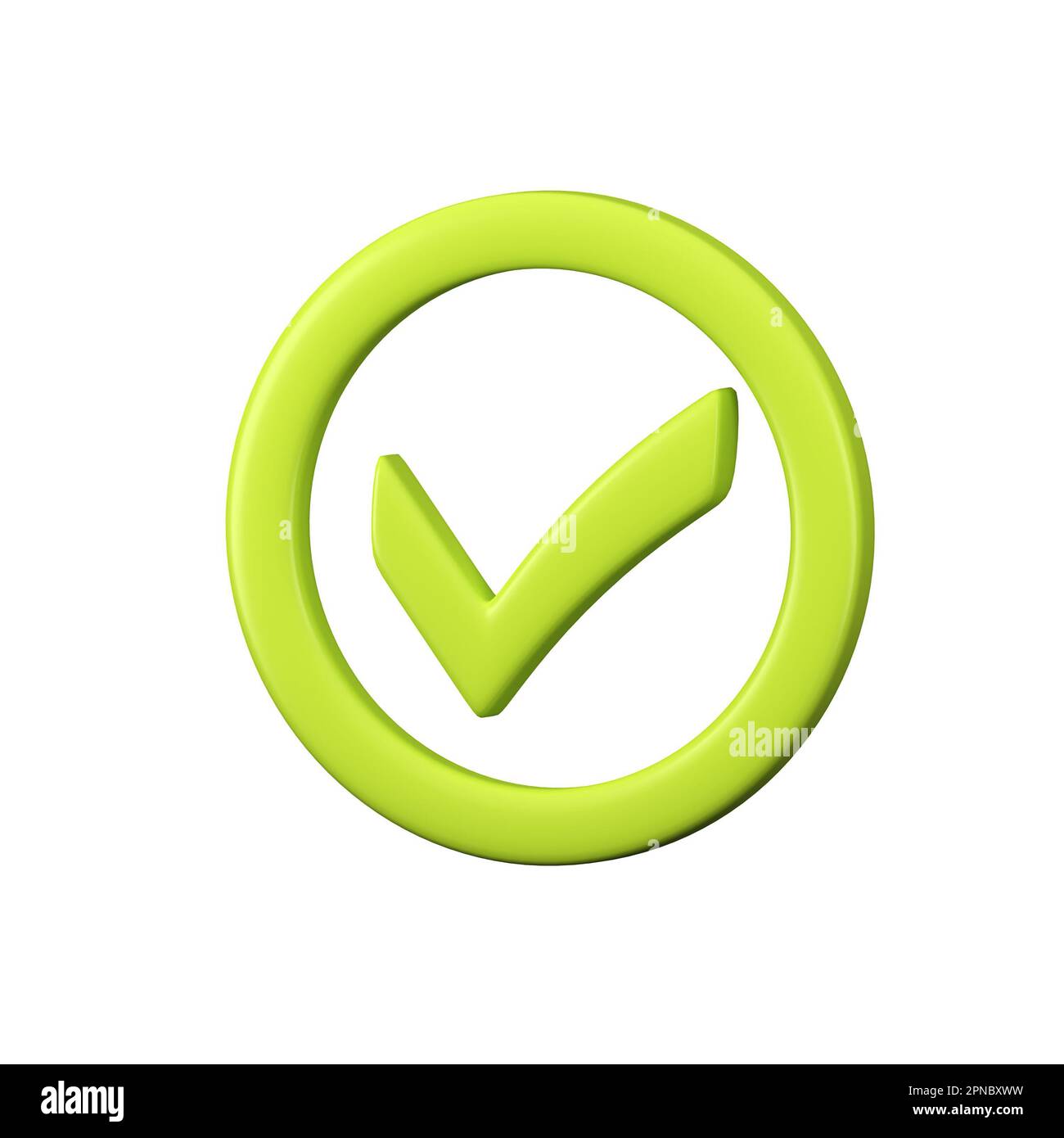 Tick and cross signs isolated on white background. Check mark sign and cross.  Green, red circle. Button for ok, yes, no, error, incorrect, cancel and  close. Question, poll, test in app or