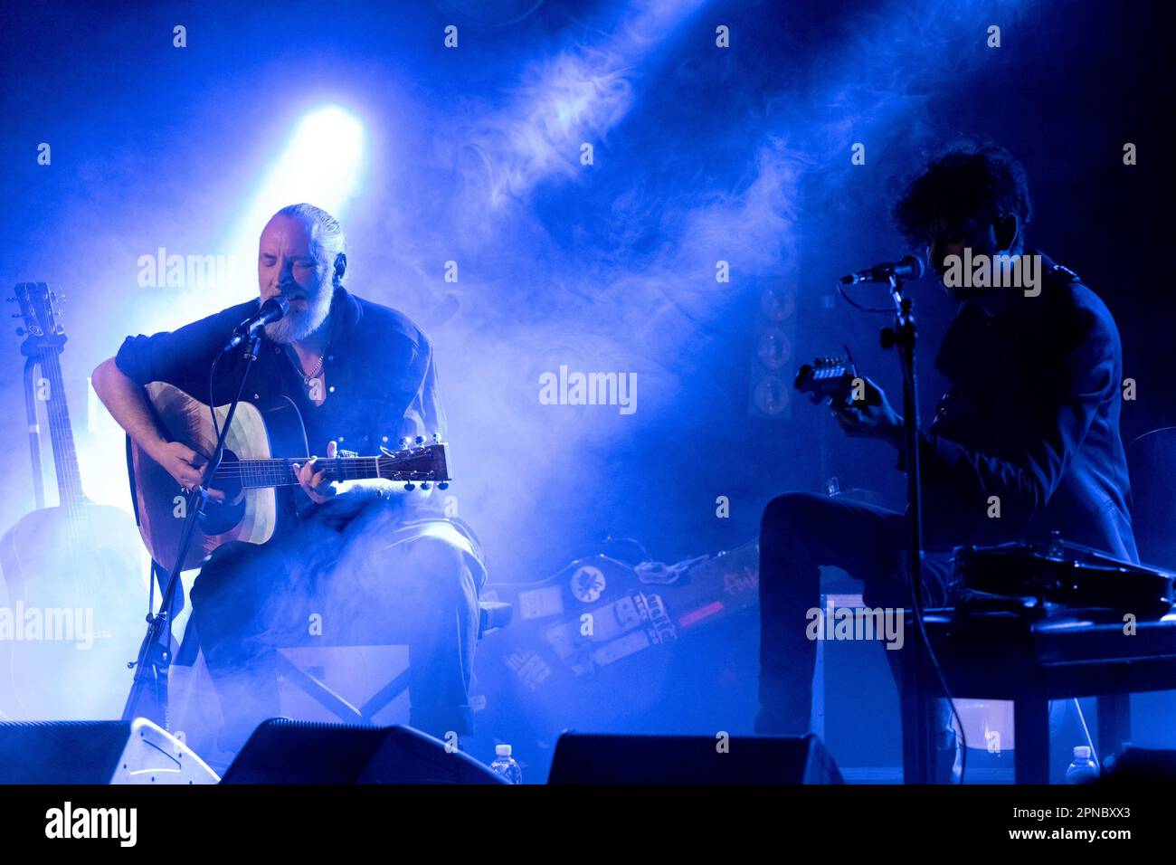The British musician Fink (Fin Greenall) during the concert 