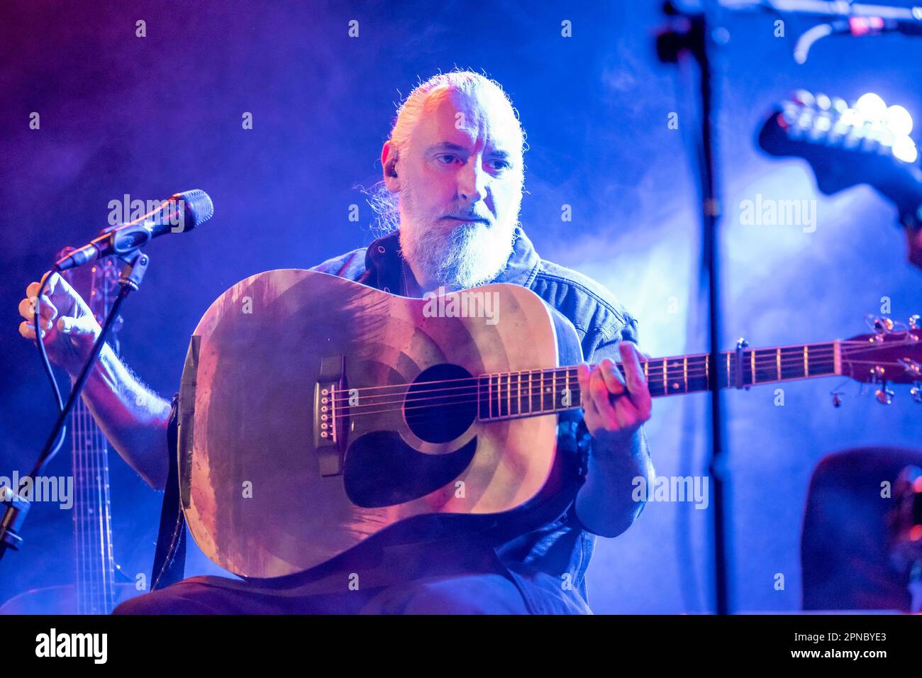 The British musician Fink (Fin Greenall) during the concert "Solo