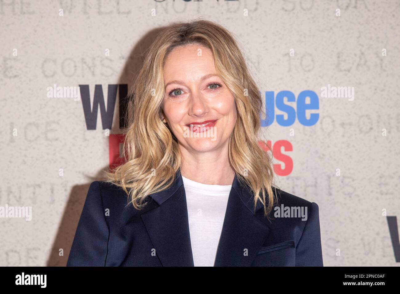 NEW YORK, NEW YORK - APRIL 17: Judy Greer attends HBO's 'White House Plumbers' New York Premiere at 92nd Street Y on April 17, 2023 in New York City. Stock Photo