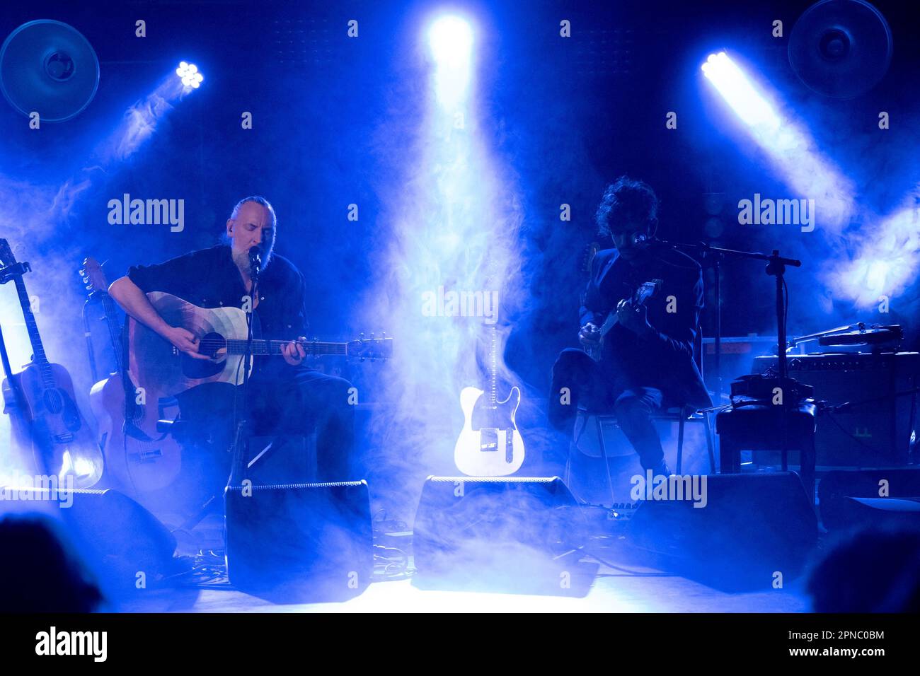 The British musician Fink (Fin Greenall) during the concert 