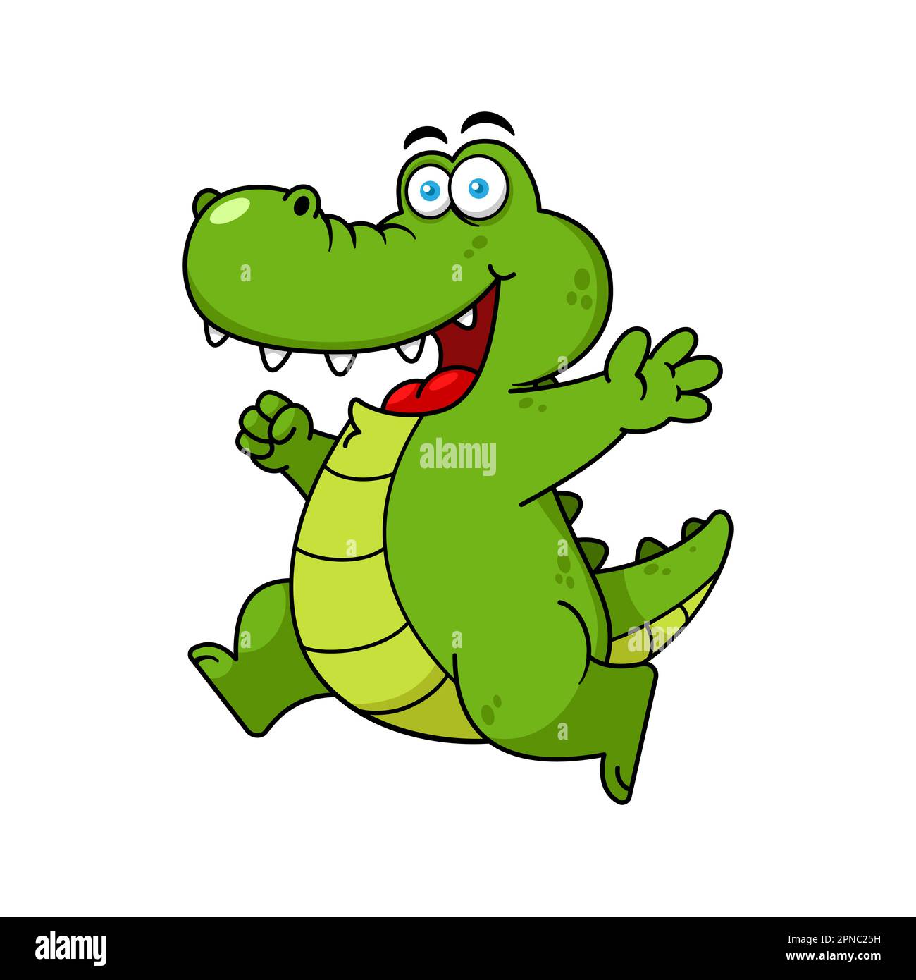 Funny Crocodile Cartoon Character Premium vector Stock Vector Image & Art Alamy
