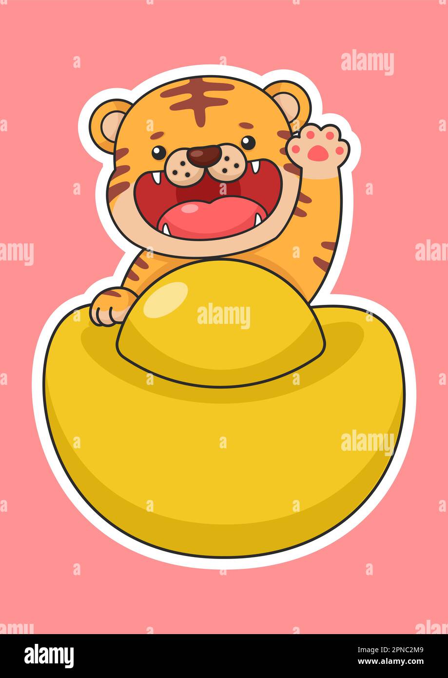 chinese new year tiger character