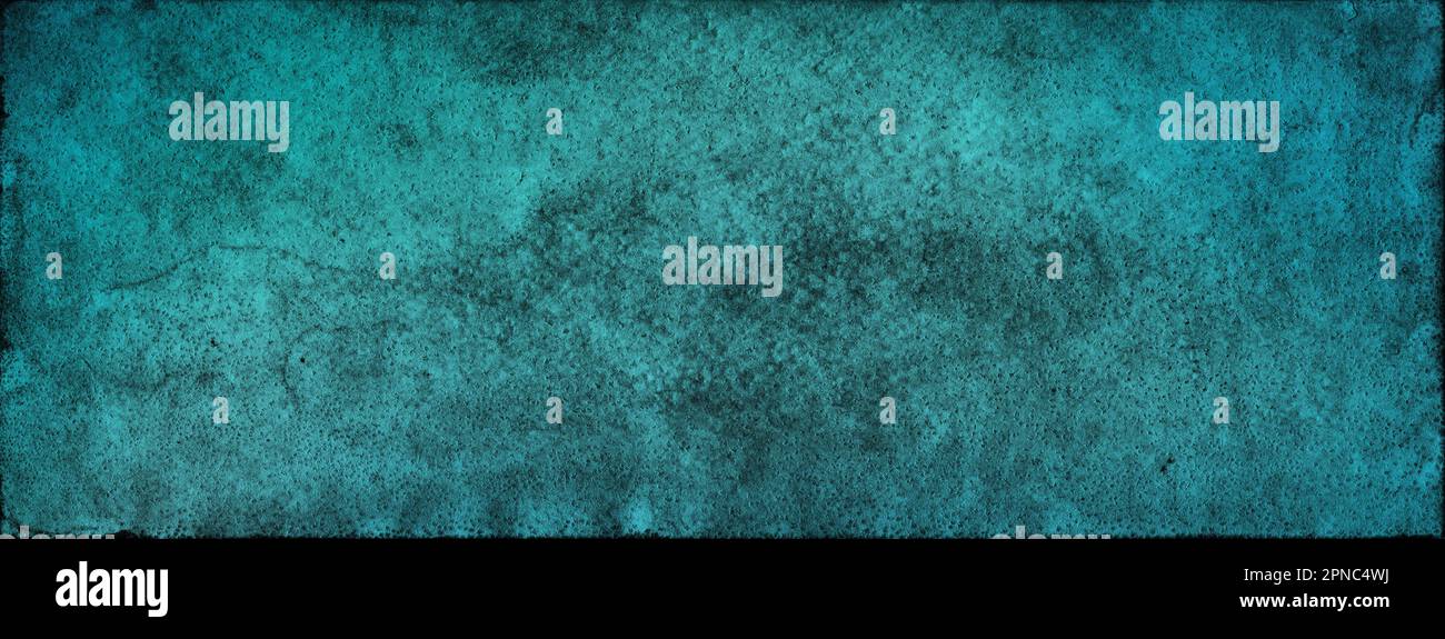 Turquoise old paper vintage background blue green abstract dark stone ...
