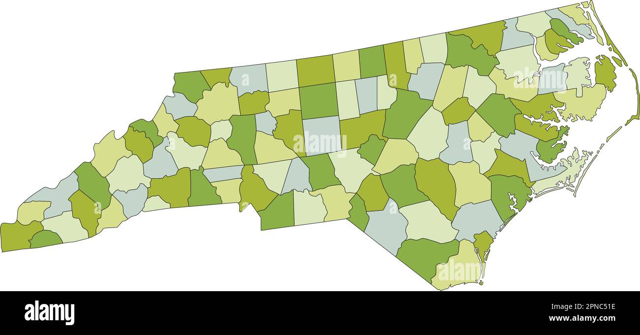 Highly detailed editable political map with separated layers. North