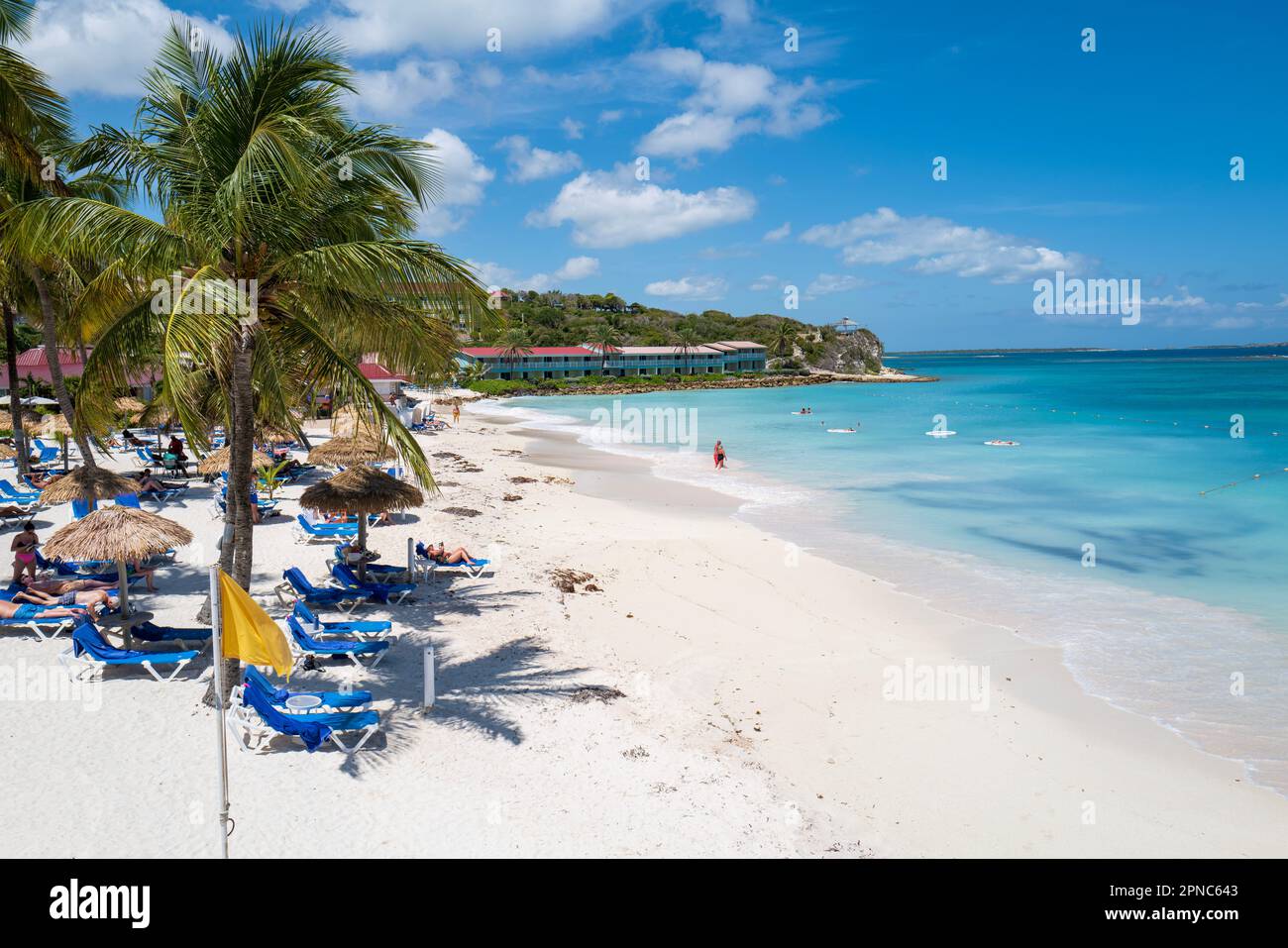 Pineapple Beach Club Long Bay Antigua Stock Photo Alamy