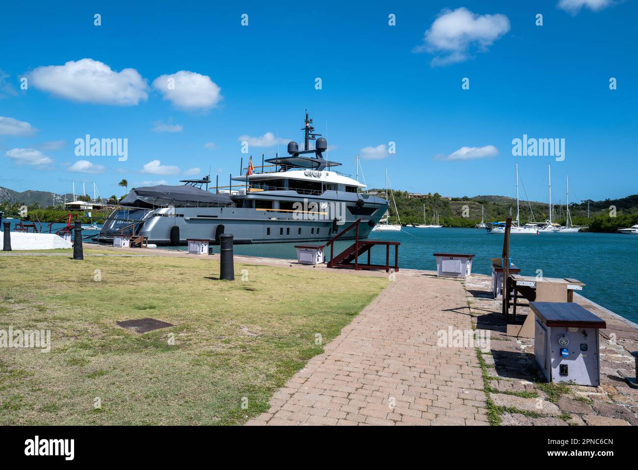 English Harbour Antigua Stock Photo Alamy