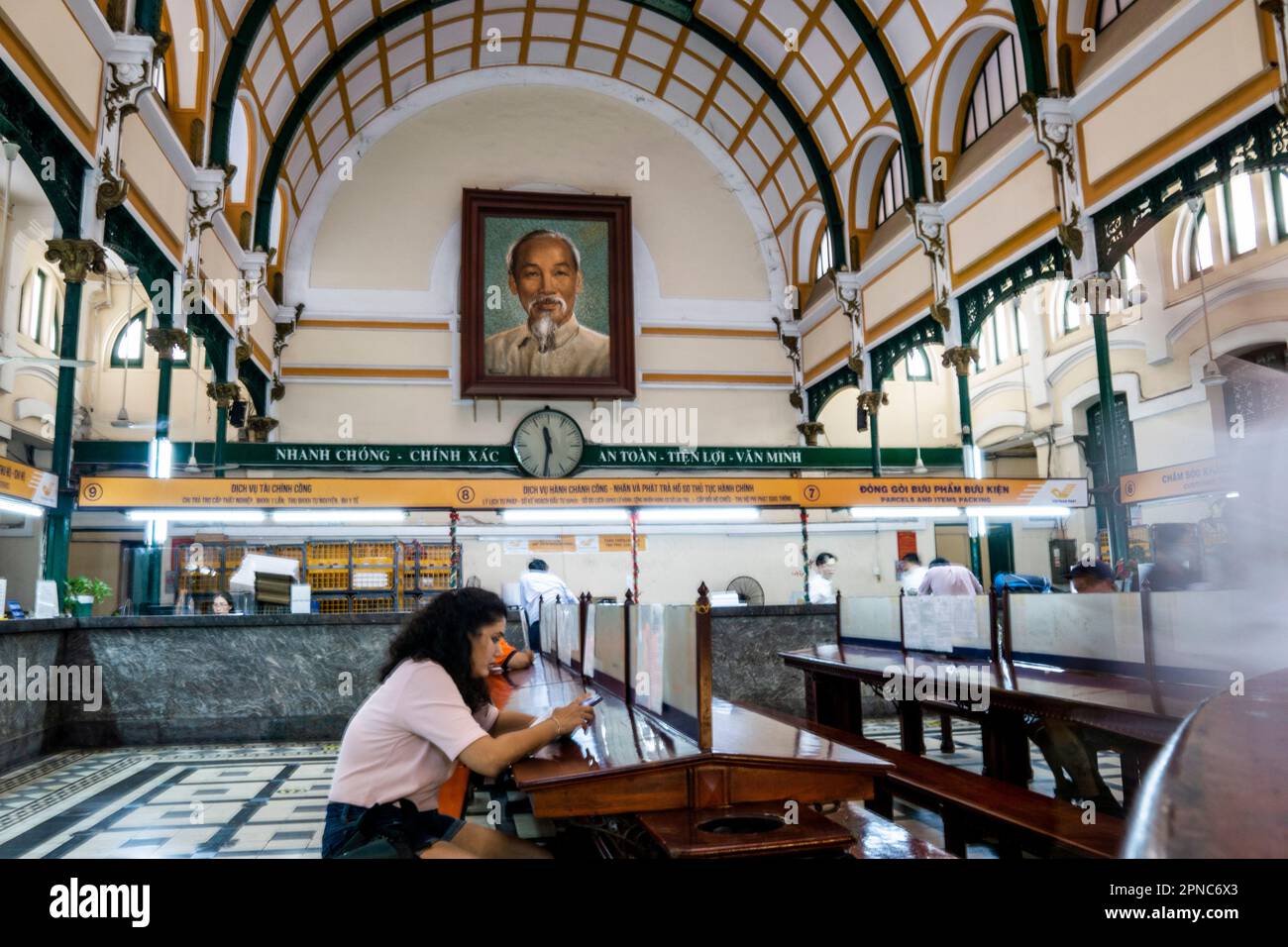 Portrait of Ho Chi Minh editorial photo. Image of saigon - 85153891